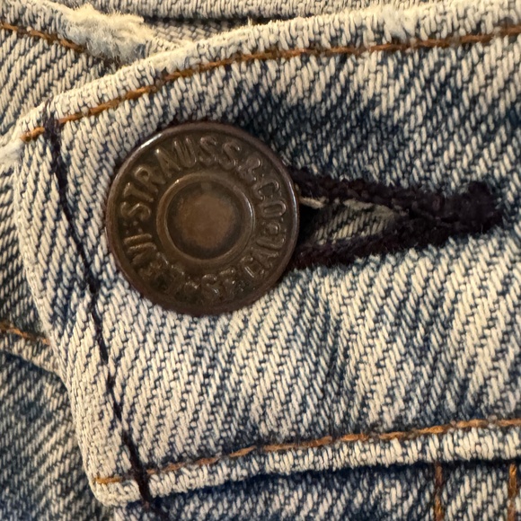 VINTAGE 517 LEVI'S ORANGE TAB JEANS | 80'S | DISTRESSING | 33X31 - Picture 7 of 14